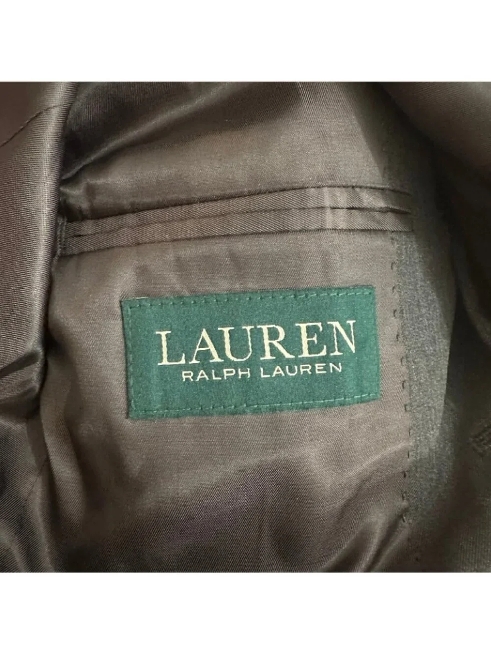 Lauren Ralph Lauren grey two button blazer